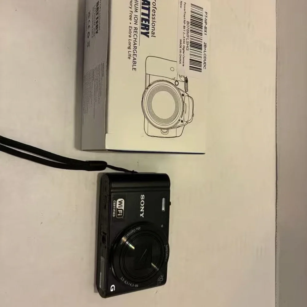 Sony Black Compact Point-and-Shoot Camera with 20x Zoom